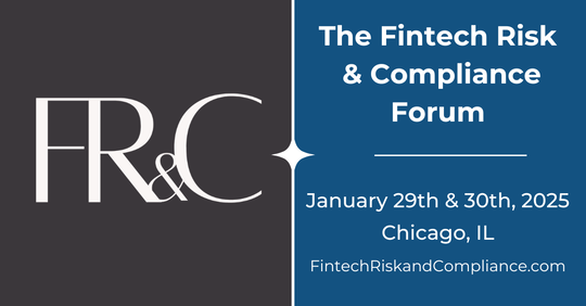 The Fintech Risk & Compliance Forum Information Banner
